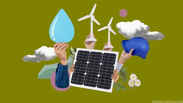 Nomes slogans energia renovavel
