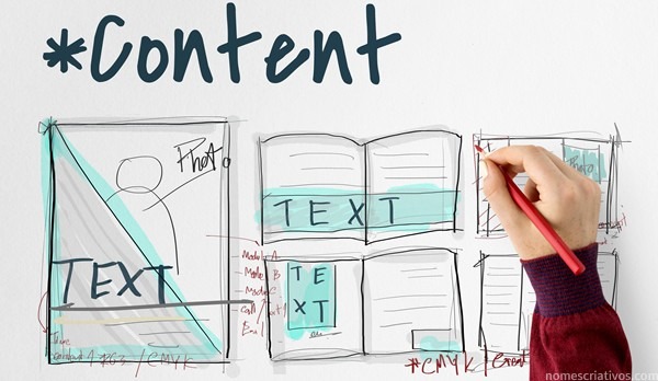 Nomes marketing conteudo