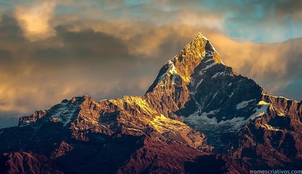 Nomes picos montanhosos