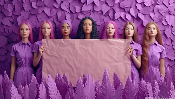 Nomes movimentos feministas