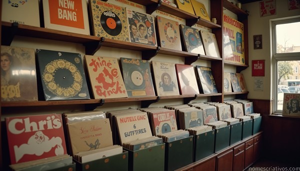 Nomes lojas retro vinyl