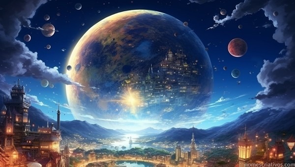 Nomes universos ficticios