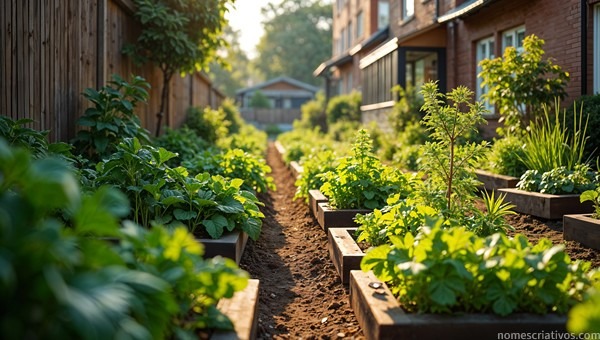 Nomes canteiros jardim
