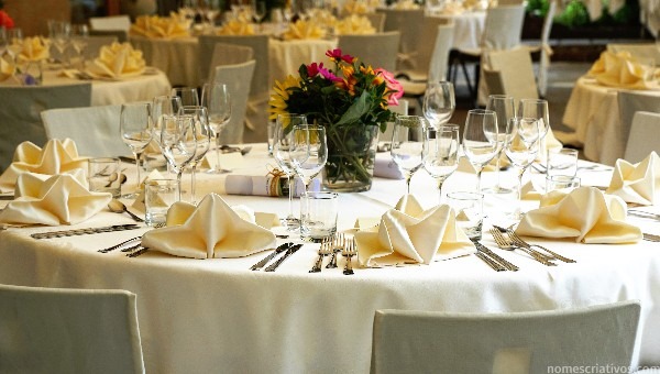 Nomes mesa casamento amor