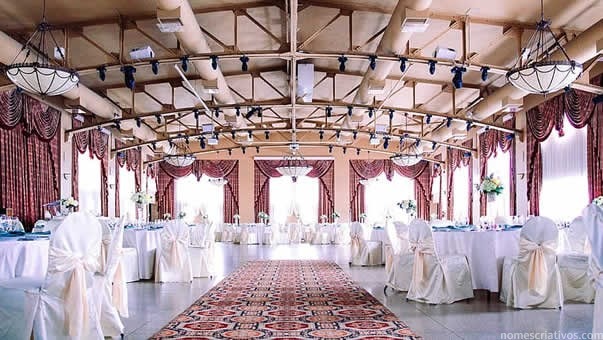 Nomes mesas casamento