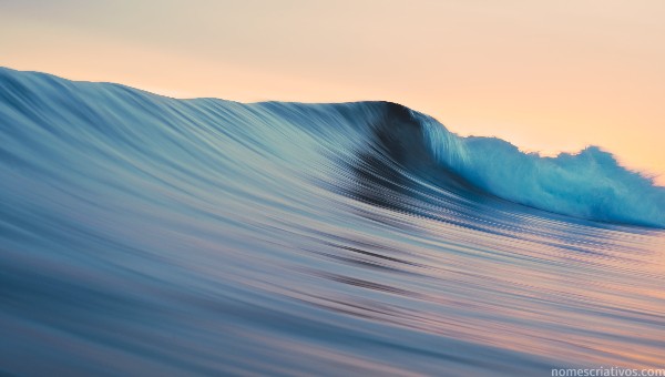 Nomes ondas mar