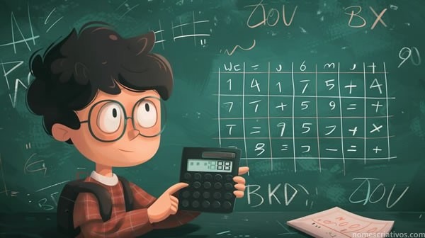 Nomes grupos matematica