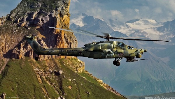 Nomes helicopteros ataque